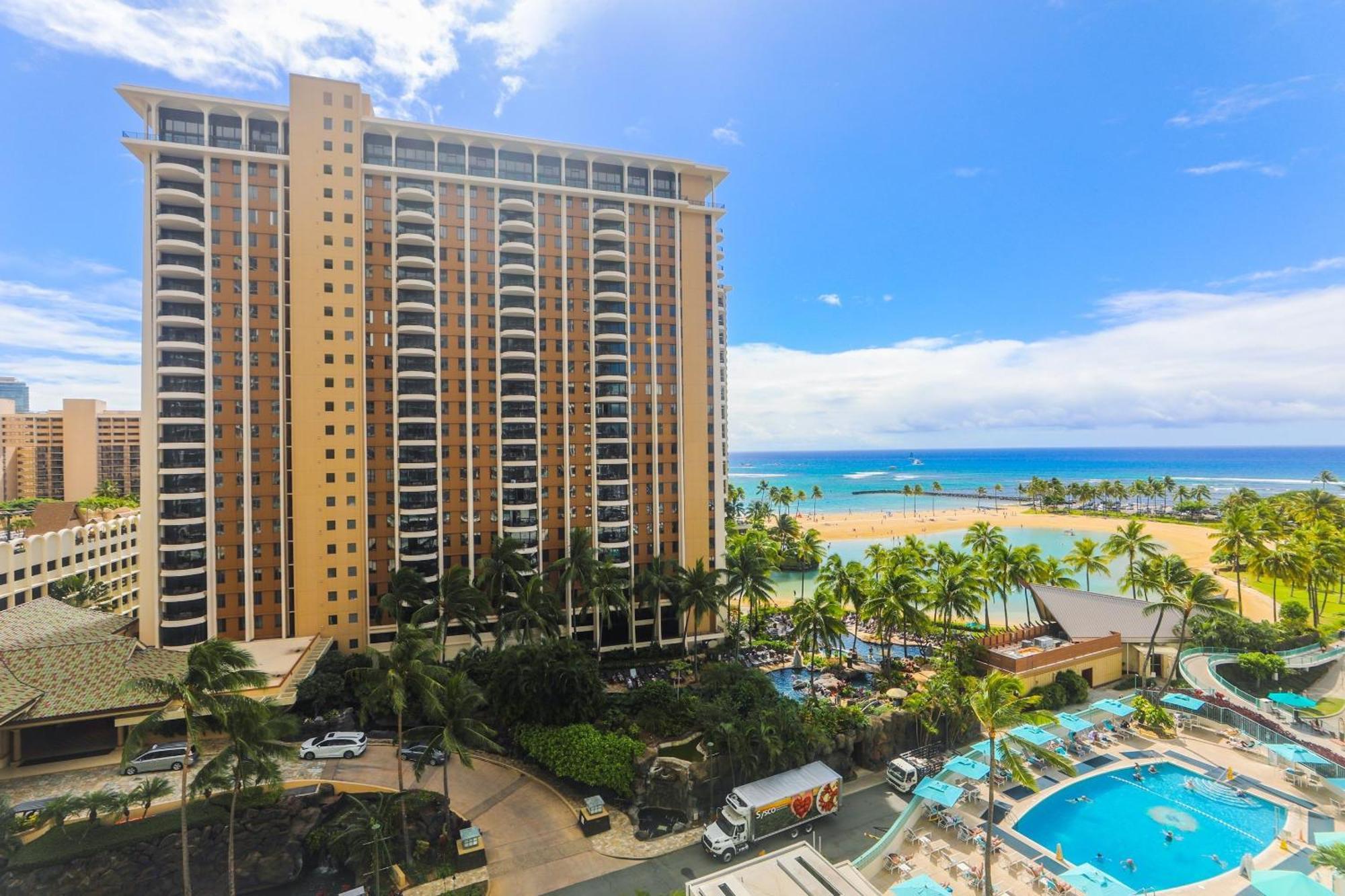 Ilikai Tower One Bedroom Lagoon View Waikiki Condos With Lanai & Free Wifi Honolulu Ruang foto